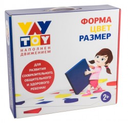 "Форма.Цвет.Размер". Подвижная игра для развития сообразительного, общительного и здорового ребёнка со скидкой