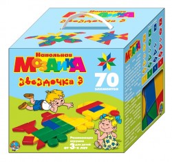 Напольная мозаика, 70 элементов